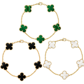 Trevo da Sorte — Conjunto Pulseiras Prosperidade