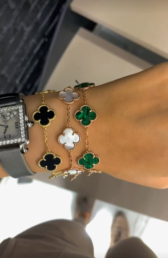 Trevo da Sorte — Conjunto Pulseiras Prosperidade