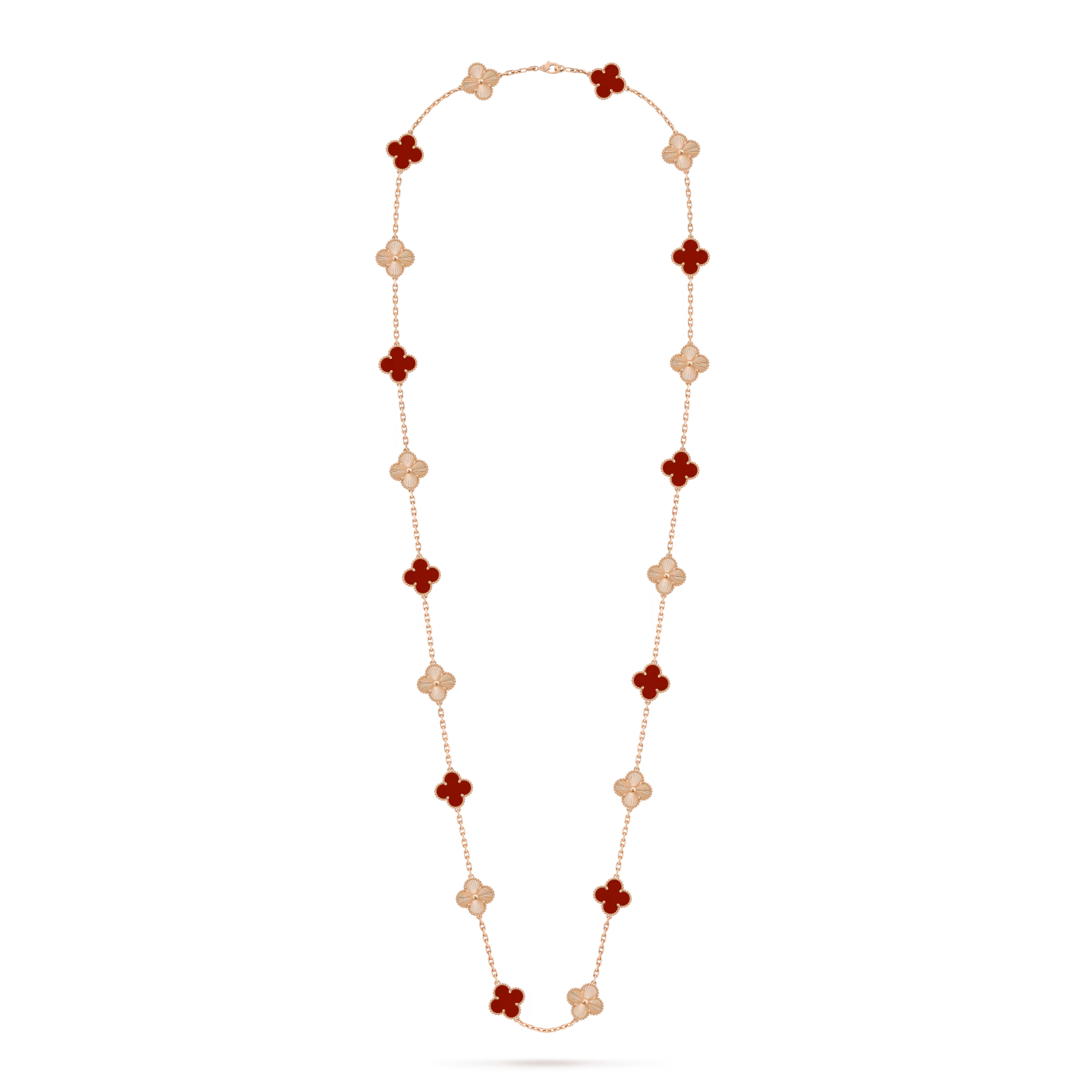 Vermelho e Dourado — Colar 20 Trévias