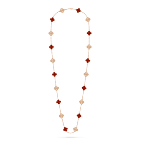Vermelho e Dourado — Colar 20 Trévias