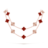 Vermelho e Dourado — Colar 20 Trévias