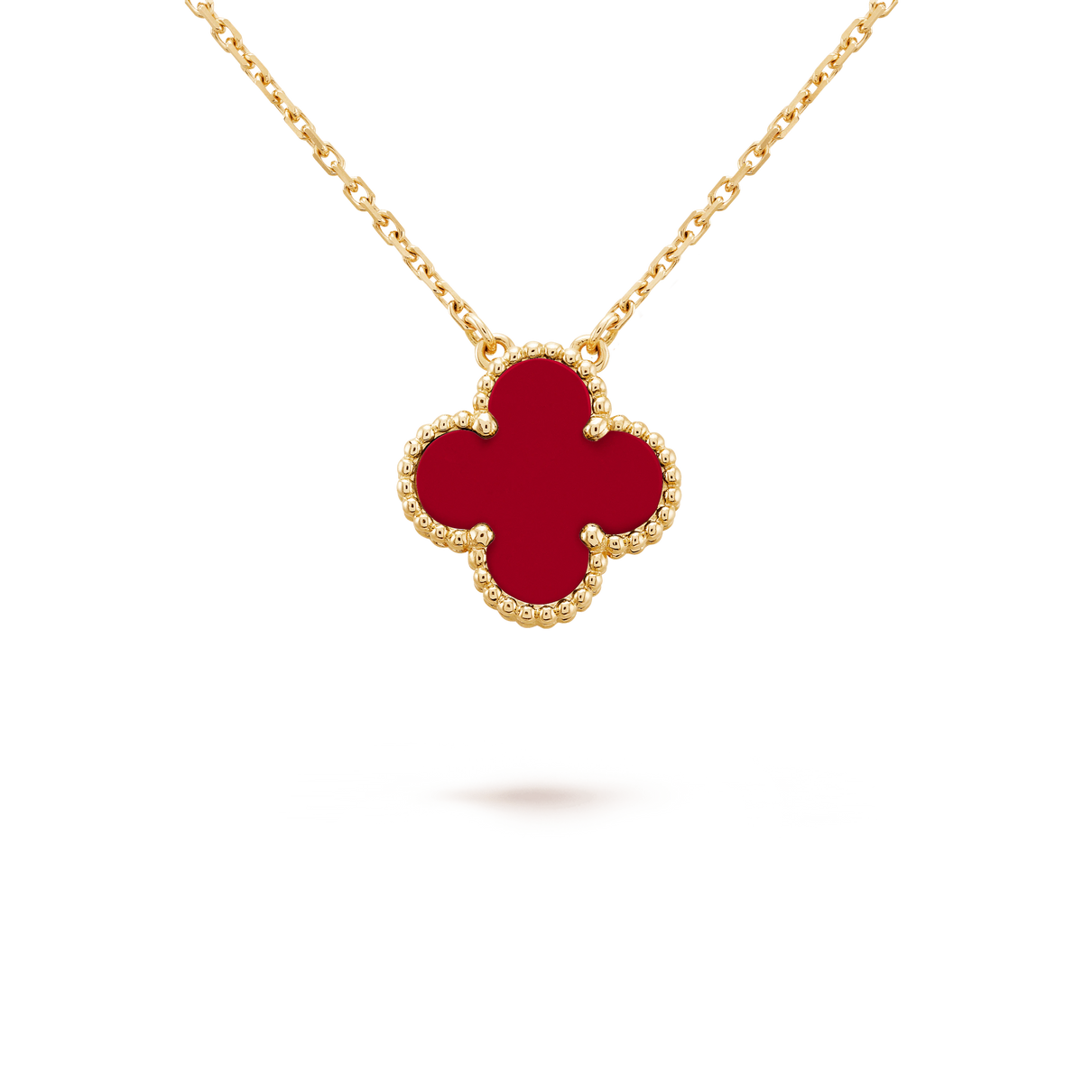 Vermelho e Dourado — Colar 1 Trévia